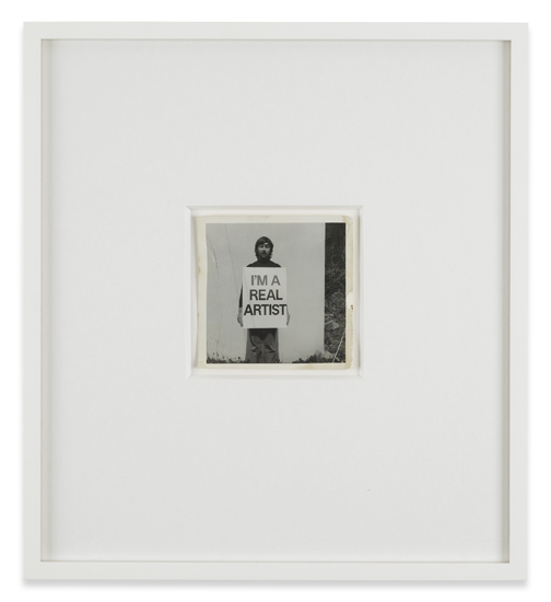 Keith Arnatt Estate, Study, I am a real artist, 1969-72
