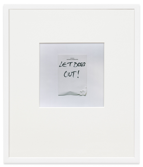 Keith Arnatt Estate, Notes from Jo, 1991-95/2013
