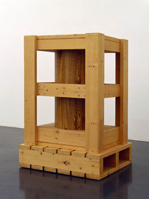 Richard Artschwager, Untitled (Crate with Cylinder), 1995