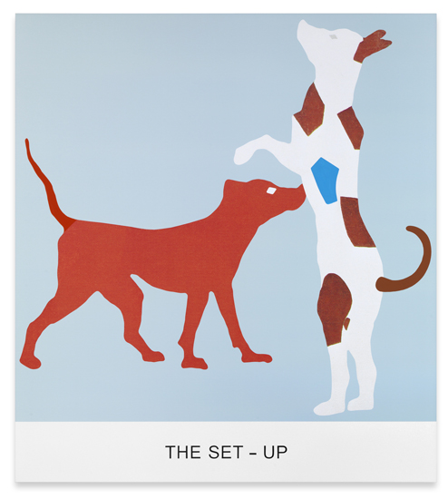 John Baldessari, Double Feature: The Set-Up, 2011