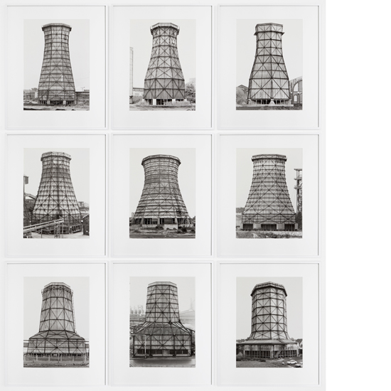 Estate Bernd & Hilla Becher, Cooling Towers, 1965-1992
