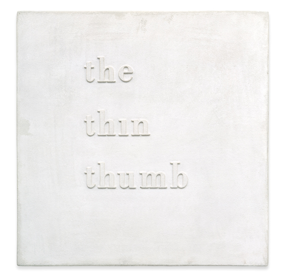 Alighiero Boetti, The Thin Thumb, 1966
