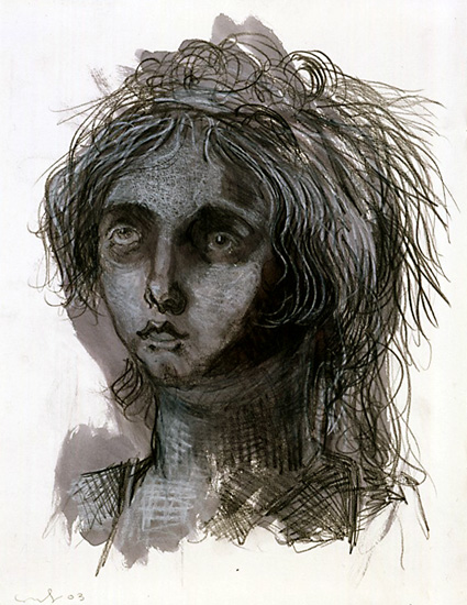 George Condo, Greuze Study (i), 2003
