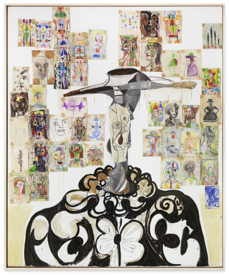 George Condo, Spanish Head Composition, 1988
