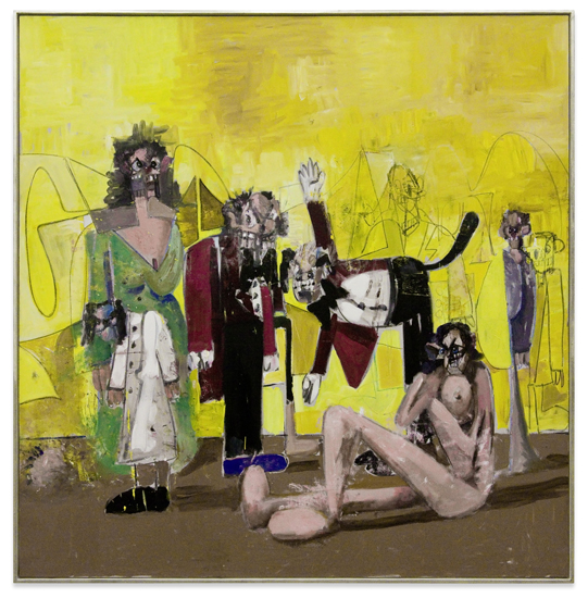 George Condo, The Concierge and His Family, 2009-10
