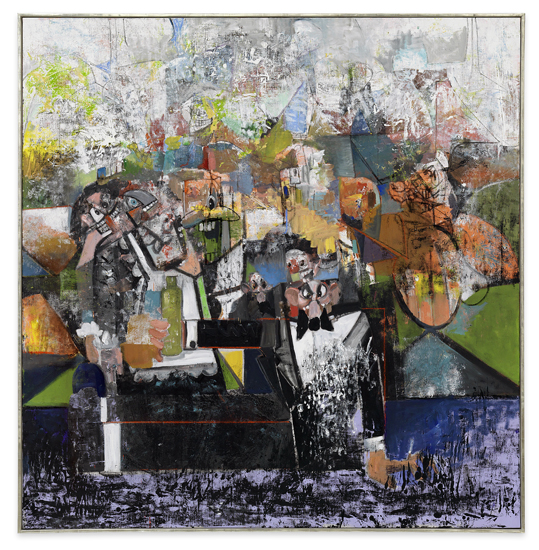 George Condo, The Fallen Butler, 2009
