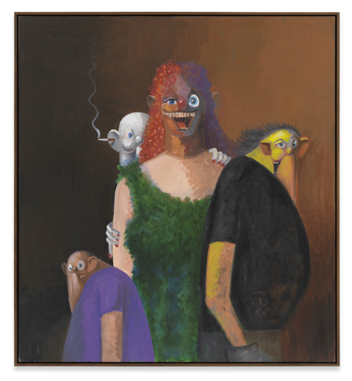 George Condo, Family Reunion, 2009
