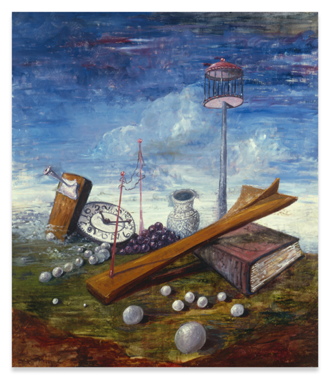 George Condo, Hit notice, 1985
