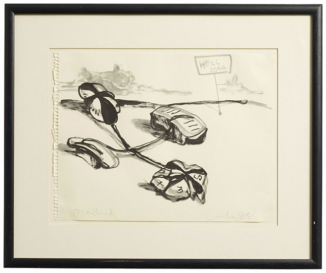 George Condo, Untitled, 1986
