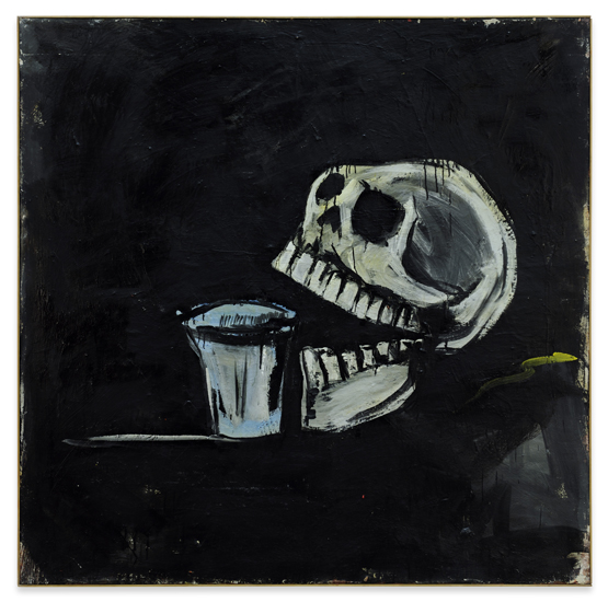 Walter Dahn, Immer Trinken, 1982
