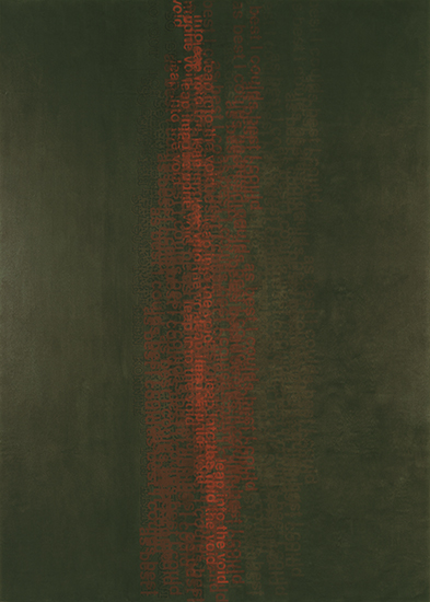 Astrid Klein, Leap into the void, 1999
