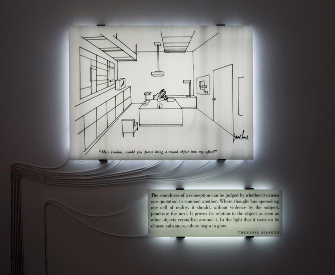 Joseph Kosuth, Double Reading #21, 1993
