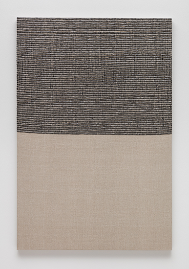 Analia Saban, Woven Solid as Weft, Top Accumulation (Black), 2017