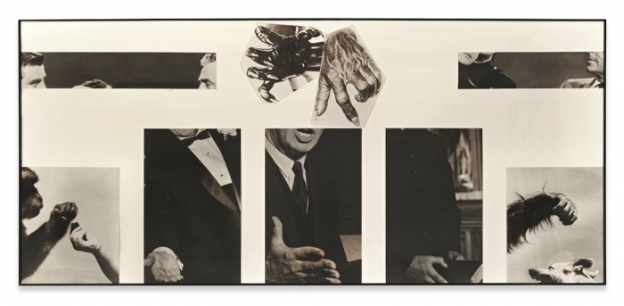 John Baldessari, Space between glad hands, 1986
