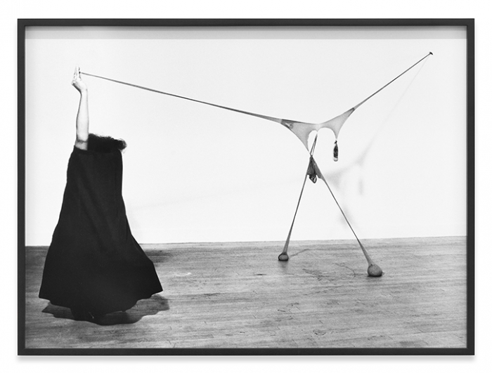 Senga Nengudi, Studio performance with R.S.V.P., 1976
