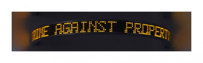Jenny Holzer, Amber Truisms Living

