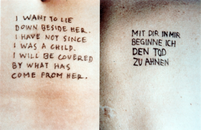 Jenny Holzer, Detail from Lustmord, 1994
