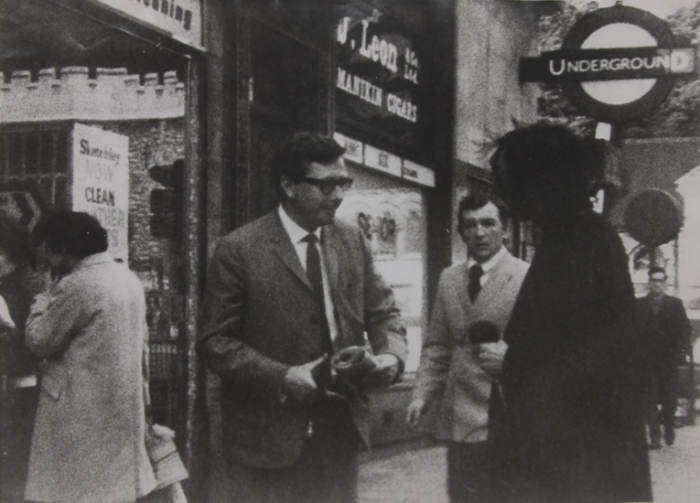 David Lamelas, Study of Relationships between inner and outer space, 1969
