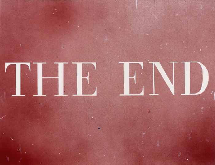 Ed Ruscha, The End #28, 2003
