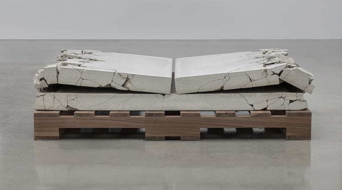 Analia Saban, Folded Concrete (Gate Fold), 2017