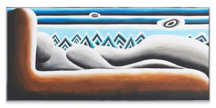 Andreas Schulze, Untitled (Bett am Meer 2), 2013
