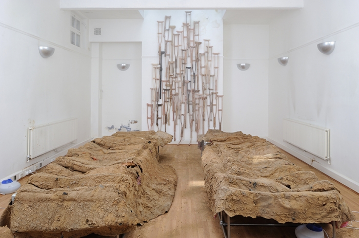 Kaari Upson, Mirrored Staircase Inversion (San Bernardino), 2012
