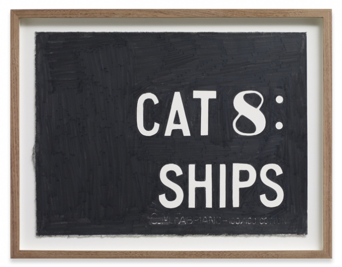 Marcel Van eeden, Untitled (Cat 8: Ships), 2011