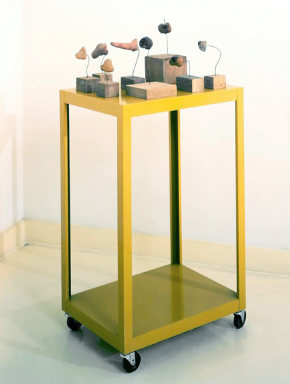 Robert Therrien, Untitled (Nose cart), 2003