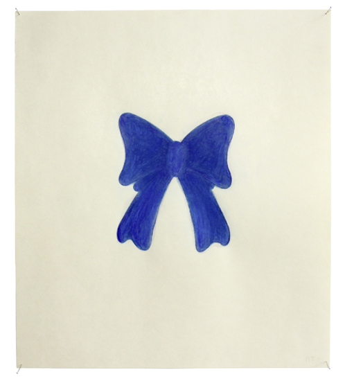 Robert Therrien, No title (small blue bow), 2009
