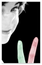 JOHN BALDESSARI, NOSES & EARS, ETC. (PART THREE): ALTERED PERSON AND TWO FINGERS (GREEN AND RED), 2007