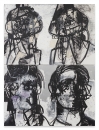 GEORGE CONDO, SELF PORTRAITS FACING CANCER 1, 2015