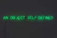 JOSEPH KOSUTH, SELF-DEFINED OBJECT [GREEN], 1966