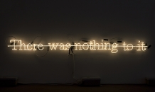 JOSEPH KOSUTH, C.S. II # 11 THERE WAS NOTHING TO IT, 1988