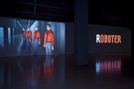 KRAFTWERK, INSTALLATION VIEW, KUNSTBAU 3, STDTISCHE GALERIE IM LENBACHHAUS, MUNICH, 2011