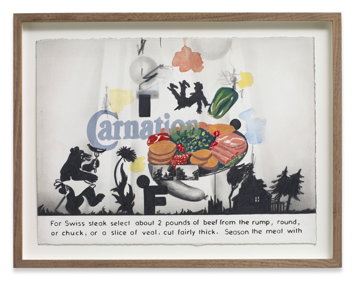 Marcel Van eeden, Untitiled (Cat 2: food), 2011