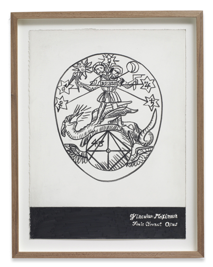 Marcel Van eeden, Untitiled (Cat 4: occultism), 2011