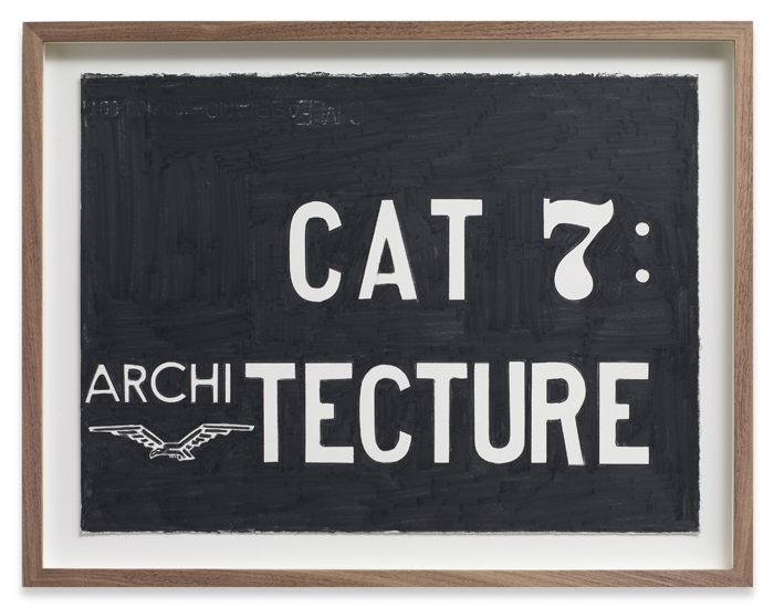 Marcel Van eeden, Untitled (Cat 7: Architecture), 2011