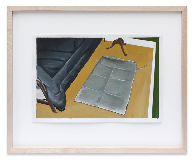 Andrea Zittel, Grey Personal Panel on My Bedroom Floor, 1998
